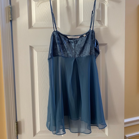 Victoria’s Secret Blue Babydoll Lingerie (M) - Picture 2 of 7